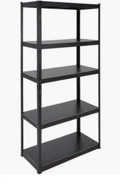 Estante Rack 5 Niveles NEGRO